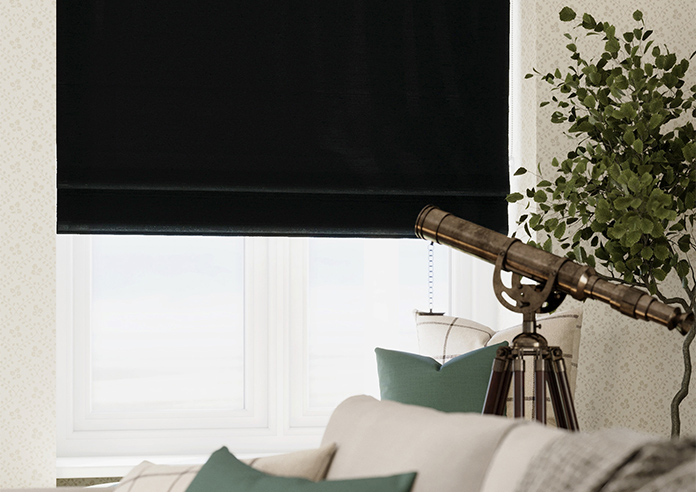 Tussah, Anthracite - Roman Blind - Image 5